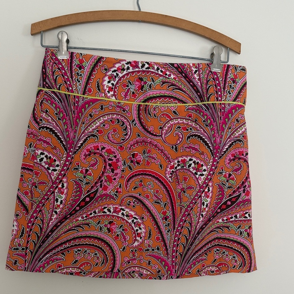 J. Crew Vibrant Paisley Mini Skirt